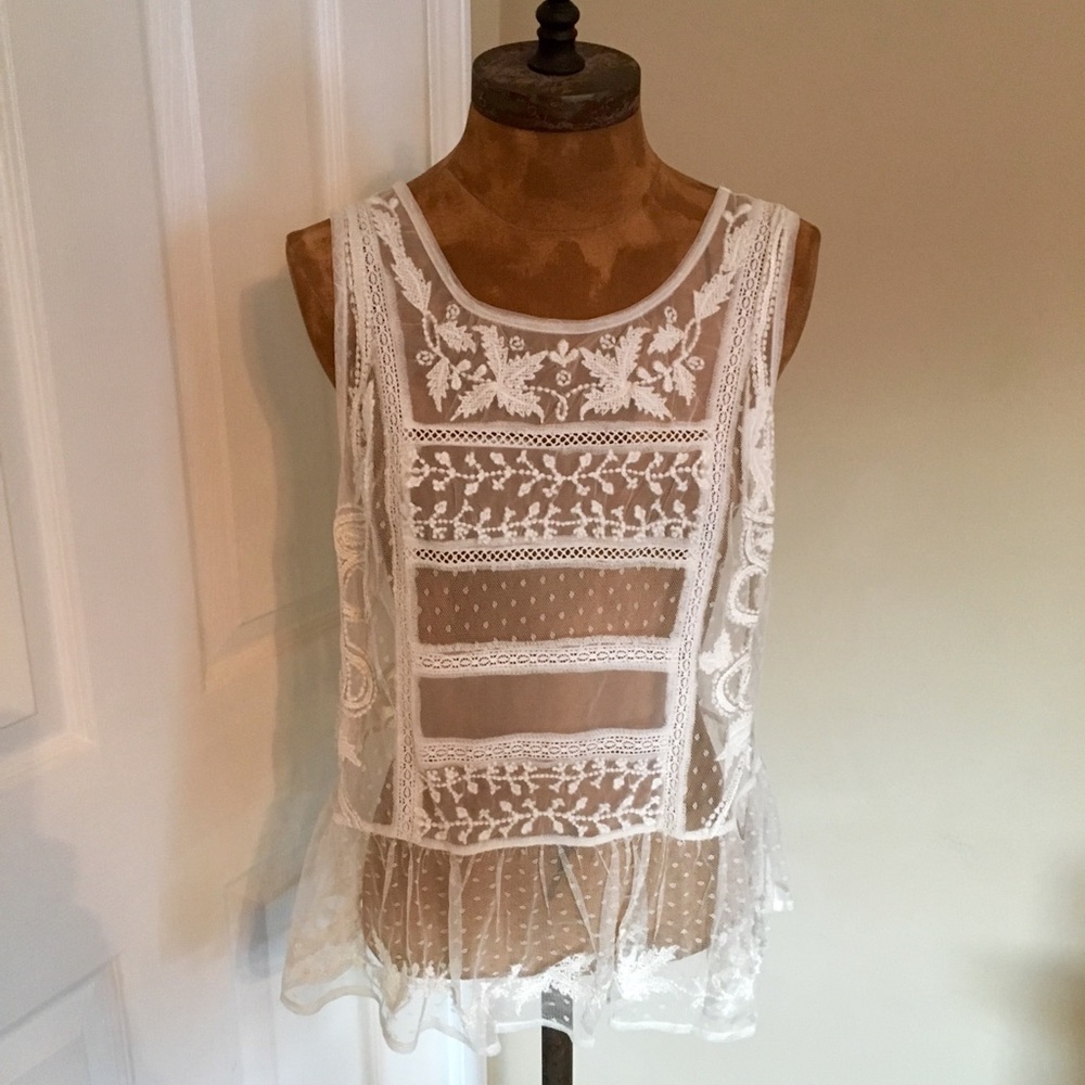 Anthropologie Lilka Lace Blouse